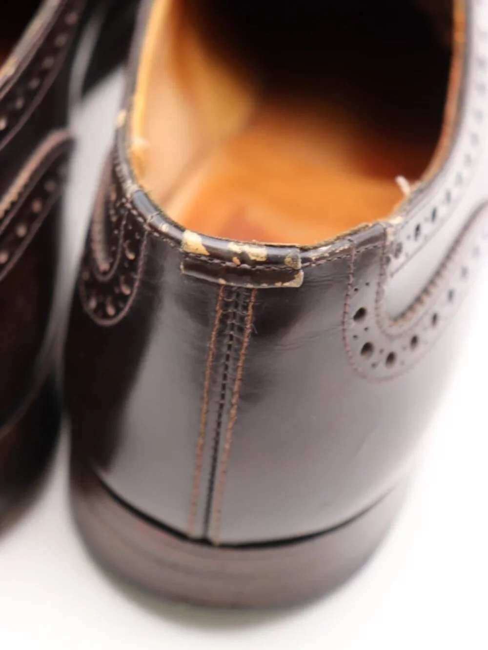 Church's Oxford Dress Shoe Men’s 8.5 F UK 9.5 Dark Brown Leather Cap Toe England